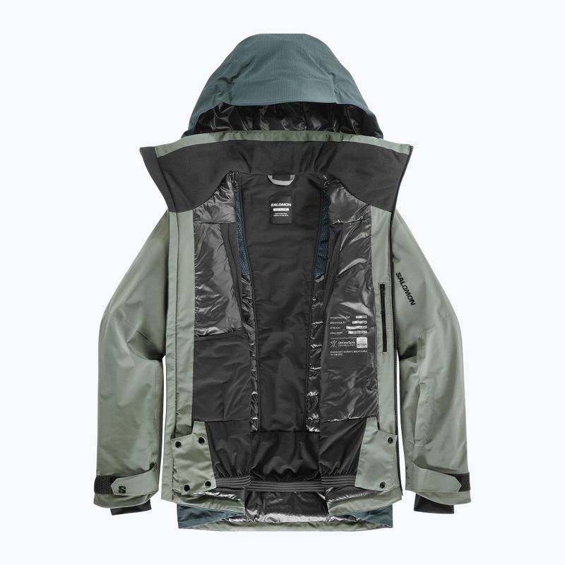 Herren-Skijacke Salomon Spectral green gables/sedona 11