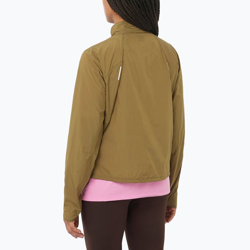 Damen-Laufjacke Salomon Shakeout Fly brilliant olive 2