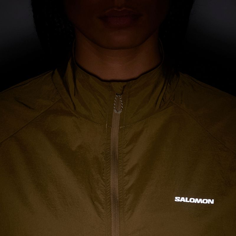 Damen-Laufjacke Salomon Shakeout Fly brilliant olive 6