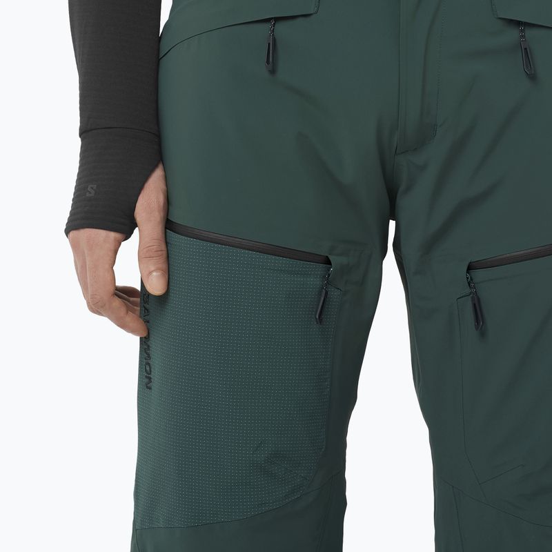Herren-Skihose Salomon Spectral Green Gables 3