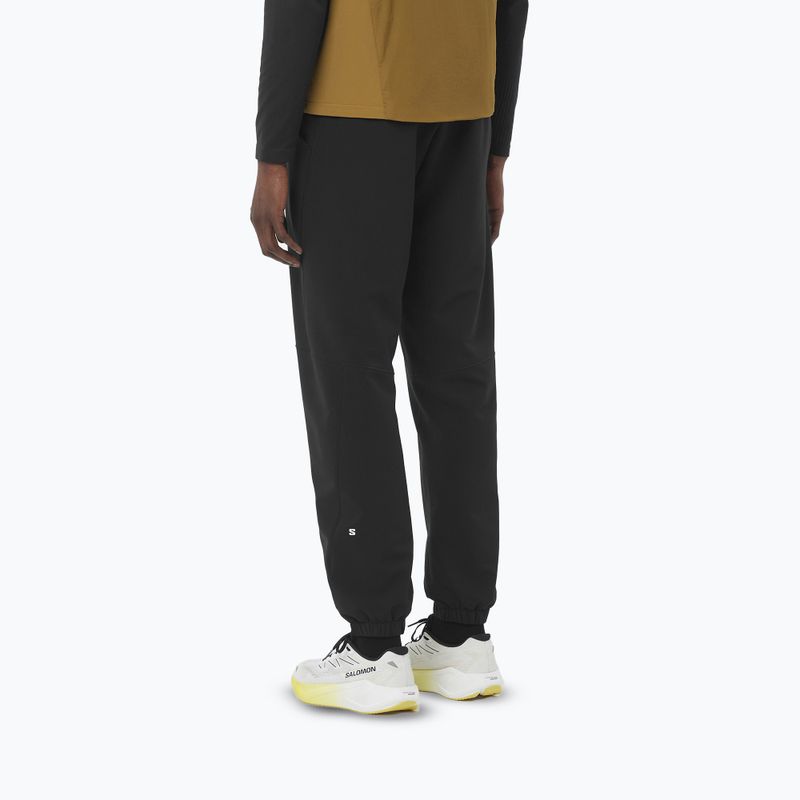 Herren Laufhose Salomon Shakeout Hexaflow tiefschwarz 2