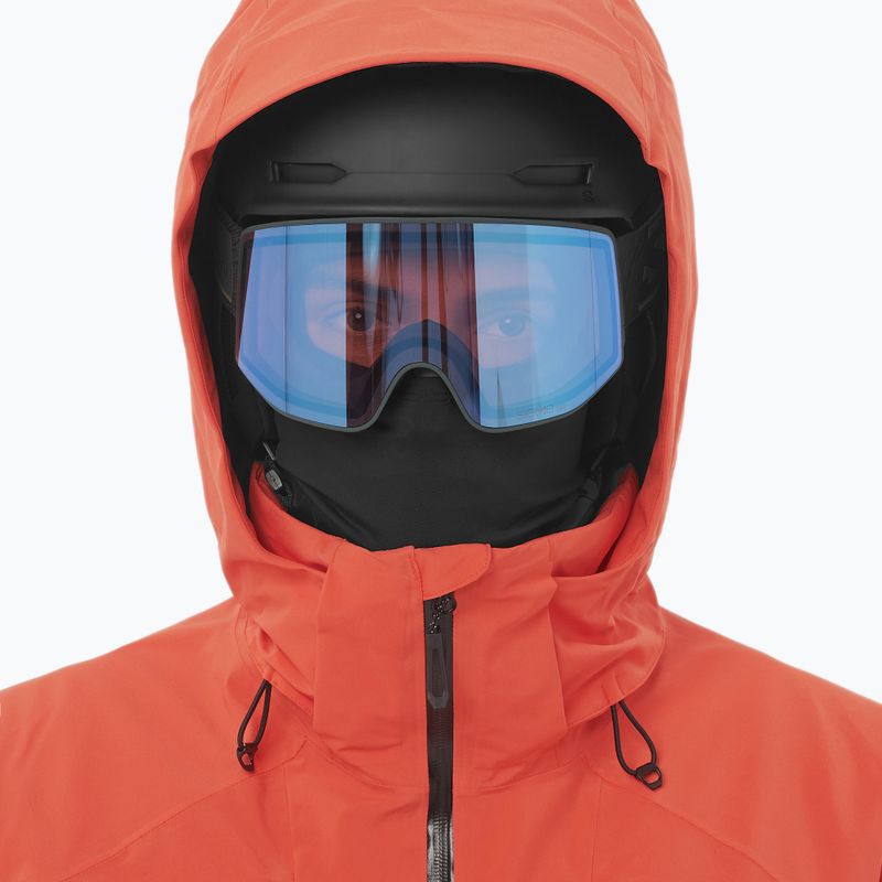 Herren-Skijacke Salomon Brilliant 2.0 cherry tomato 3