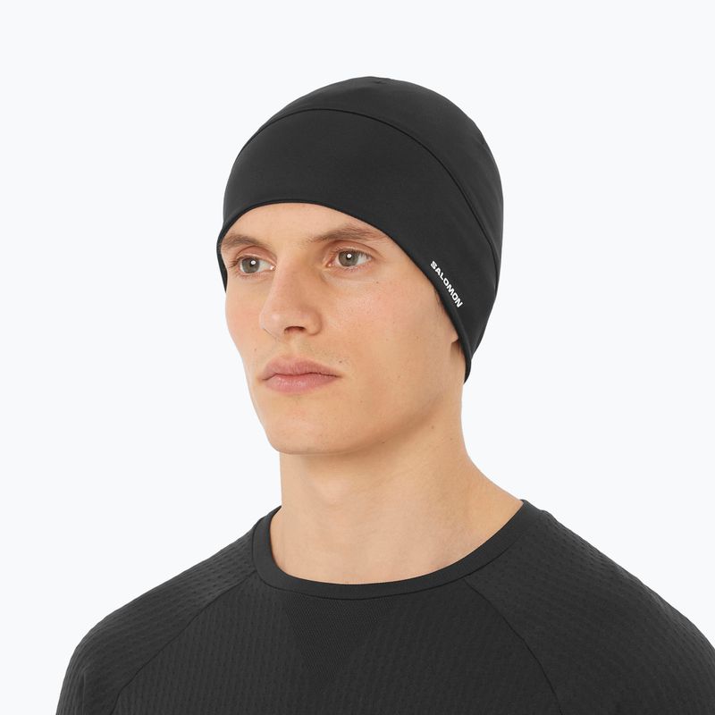 Salomon Active Beanie tiefschwarz 2