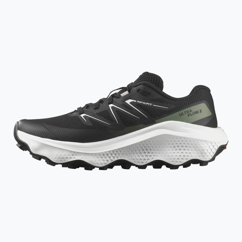 Damen Laufschuhe Salomon Ultra Flow 2 schwarz/weiß/agave grün 10