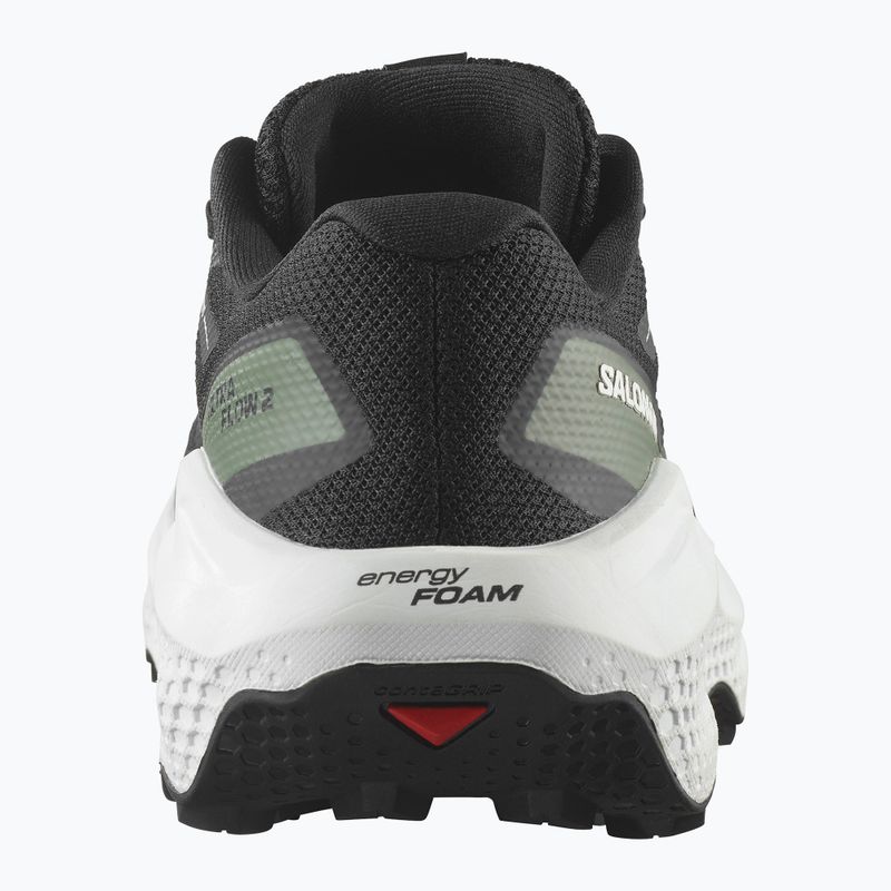 Damen Laufschuhe Salomon Ultra Flow 2 schwarz/weiß/agave grün 11