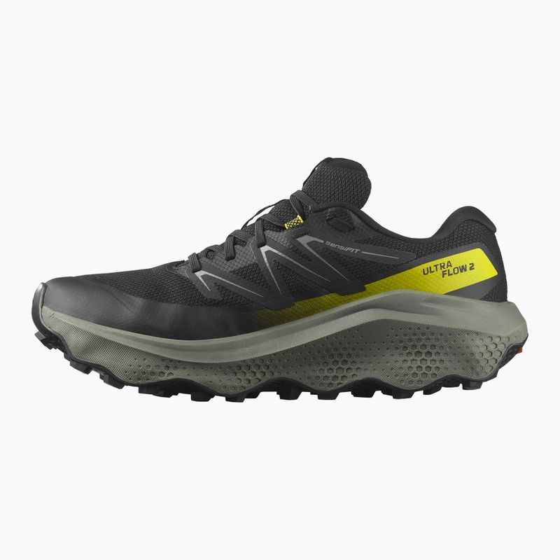 Herren-Laufschuhe Salomon Ultra Flow 2 GTX schwarz/sedona sage/incaberry 9
