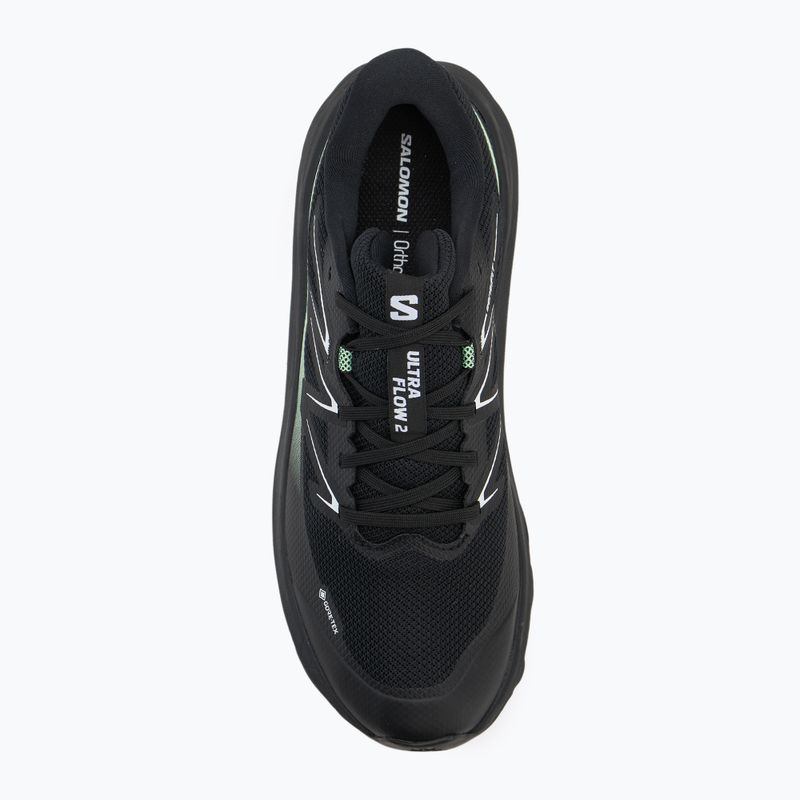 Herren-Laufschuhe Salomon Ultra Flow 2 GTX schwarz/schwarz/patina grün 5