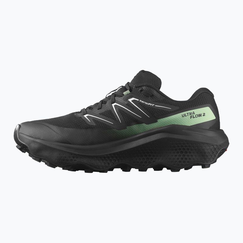 Herren-Laufschuhe Salomon Ultra Flow 2 GTX schwarz/schwarz/patina grün 9