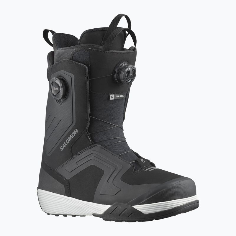 Herren Snowboardboots Salomon Dialogue Dual Boa black/black/white