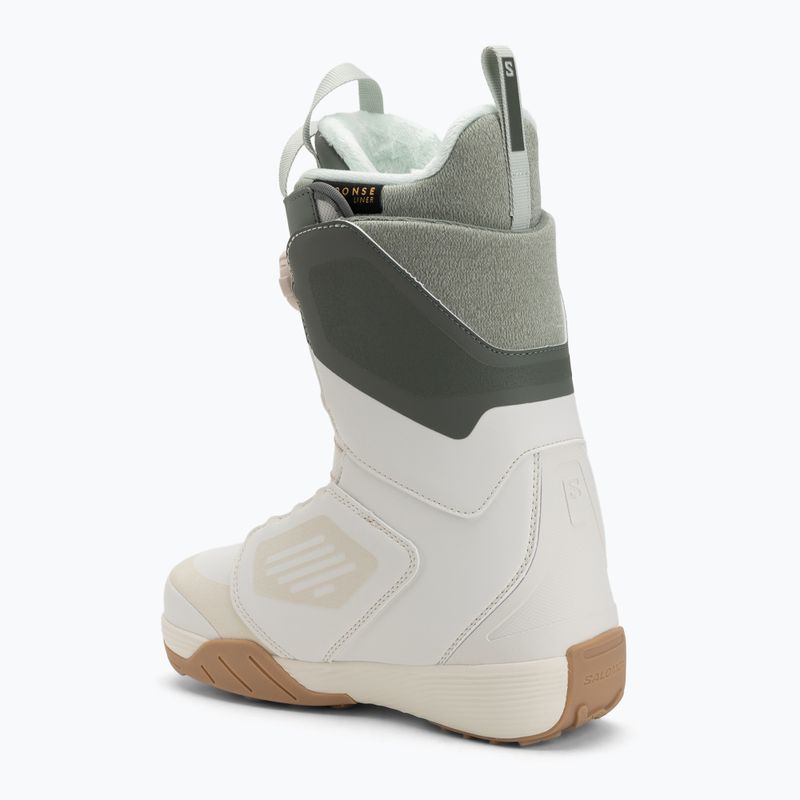 Damen Snowboardboots Salomon Kiana Dual Boa W vanilla ice/agave green/clearly aqua 2