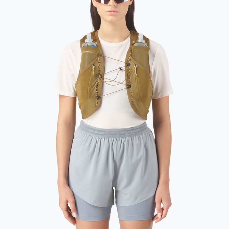 Laufweste Salomon Active Skin 12 Set brilliant olive/willow 3