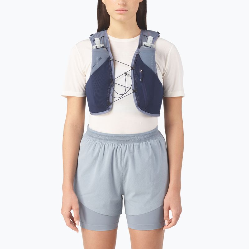 Laufweste Salomon Advance Skin 5 Gradient Set maritime blue/gray 3