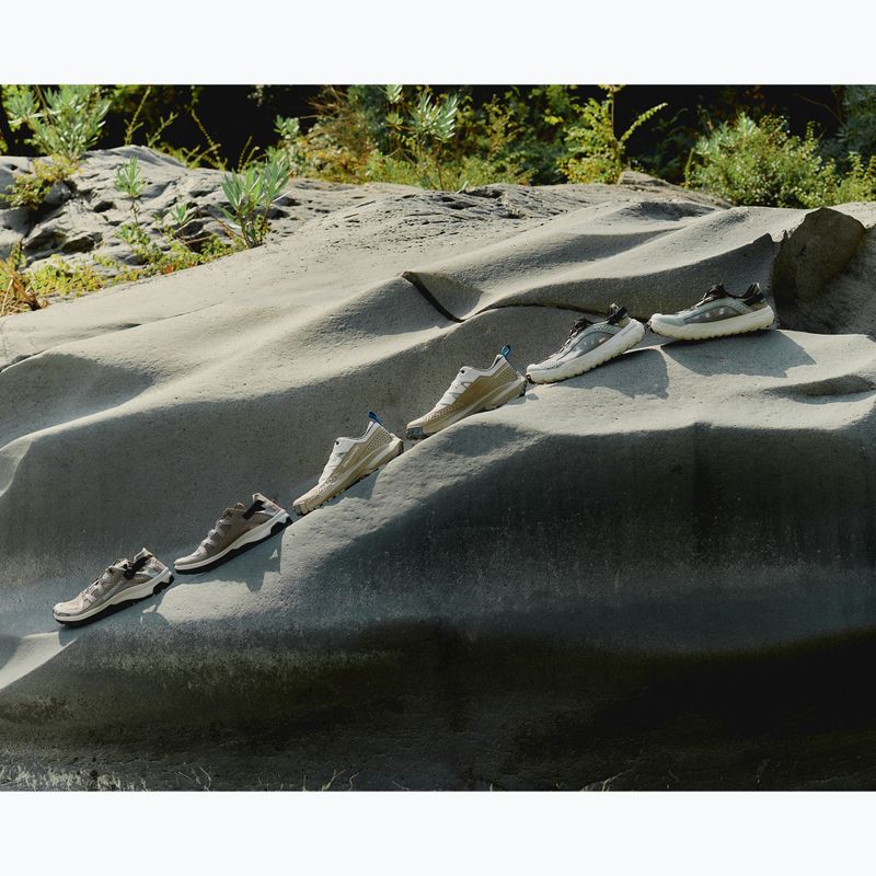 Herren-Trekkingschuhe Salomon Techamphibian 5 rainy day/desert tan/mykonos blue 8