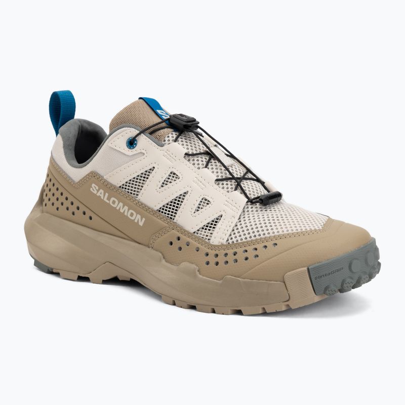 Herren-Trekkingschuhe Salomon Techamphibian 5 rainy day/desert tan/mykonos blue 2