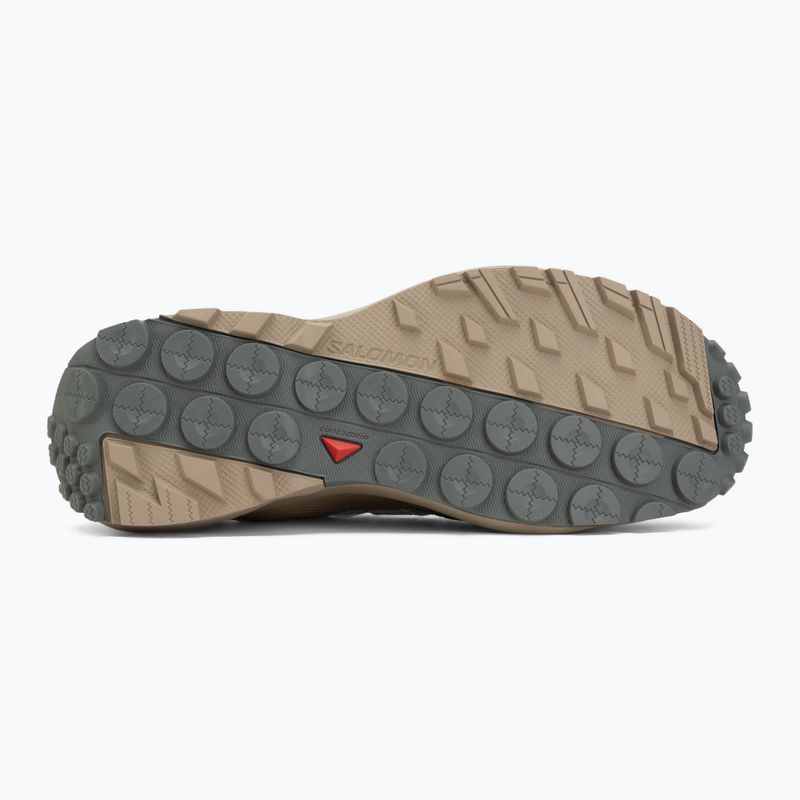 Herren-Trekkingschuhe Salomon Techamphibian 5 rainy day/desert tan/mykonos blue 4