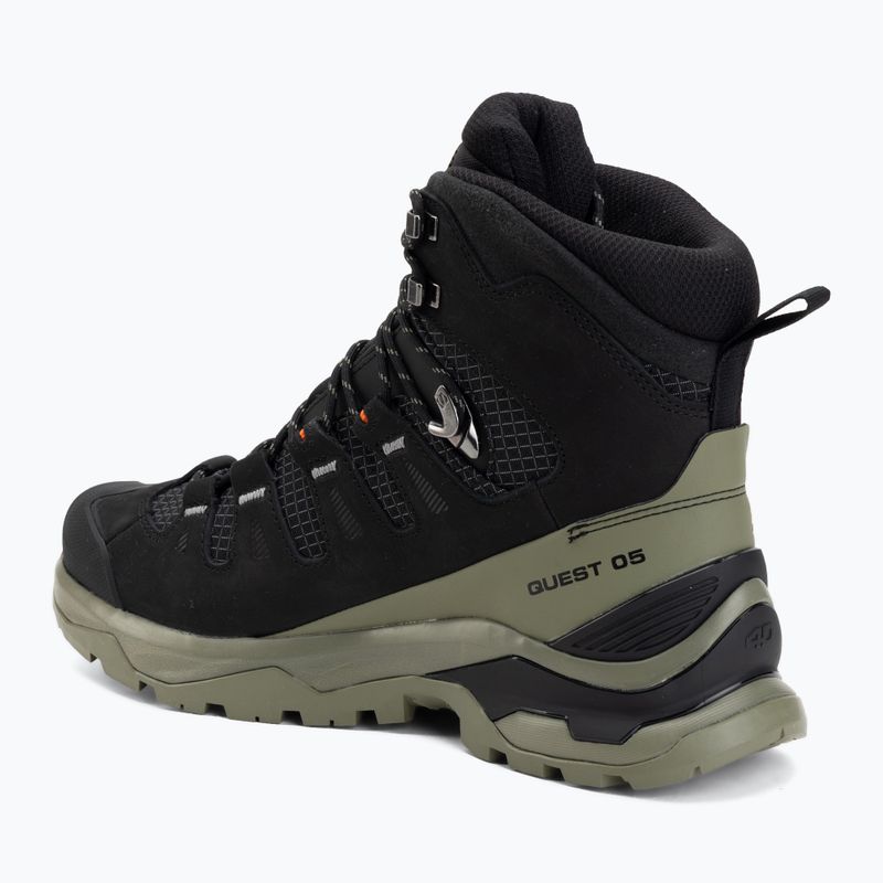 Trekkingschuhe Herren Salomon Quest 5 GTX black/dlicgr/black 3
