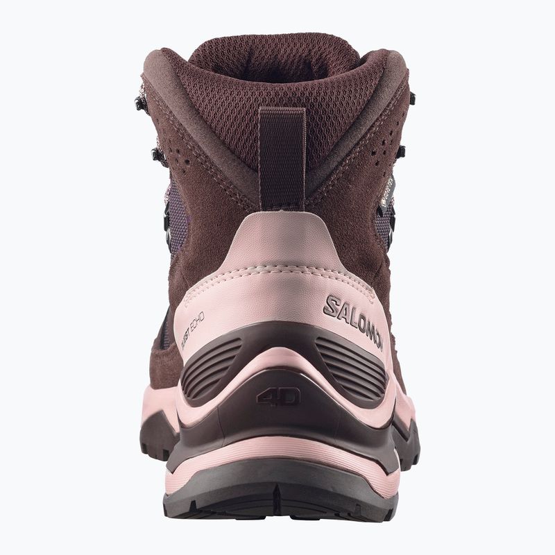 Damen-Trekkingschuhe Salomon Quest Echo GTX blkcof/shadow/blac 4