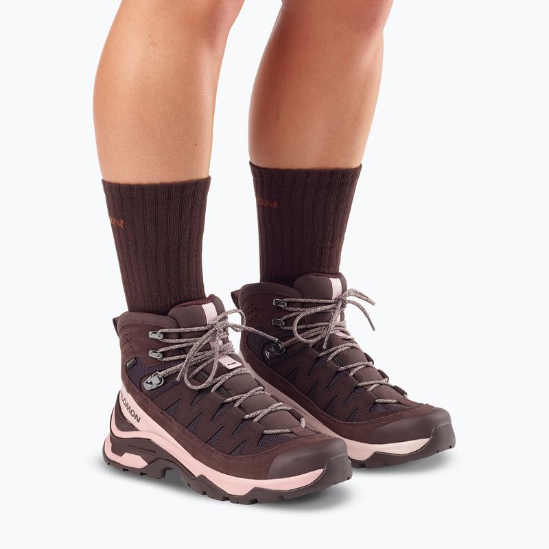 Damen-Trekkingschuhe Salomon Quest Echo GTX blkcof/shadow/blac 7