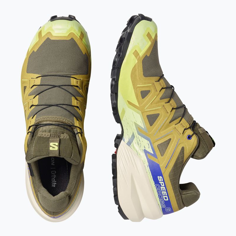 Herren-Laufschuhe Salomon Speedcross 6 GTX grape leaf/aspargus green 4