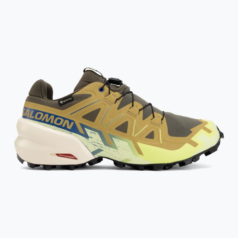 Herren-Laufschuhe Salomon Speedcross 6 GTX grape leaf/aspargus green 2