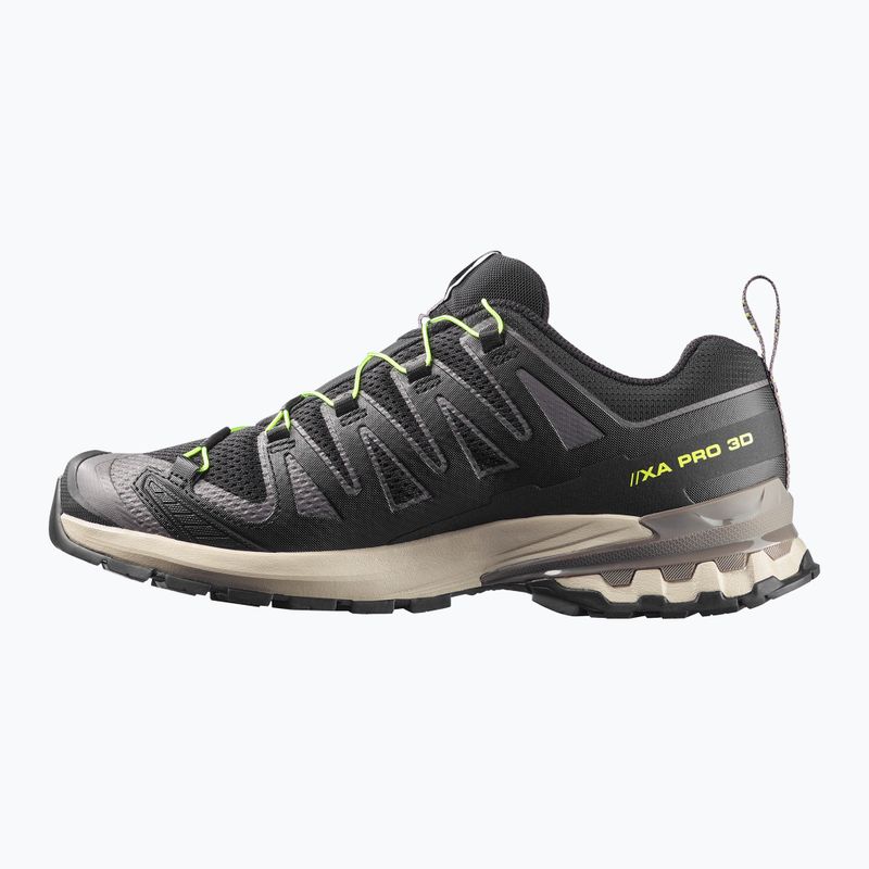 Laufschuhe für Herren Salomon XA Pro 3D V9 black/dark gull gray/acid lime 3