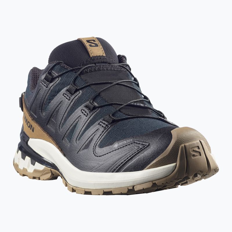 Damen-Laufschuhe Salomon XA PRO 3D V9 GTX Lifelong schwarz/coyote braun/vanille eis 2