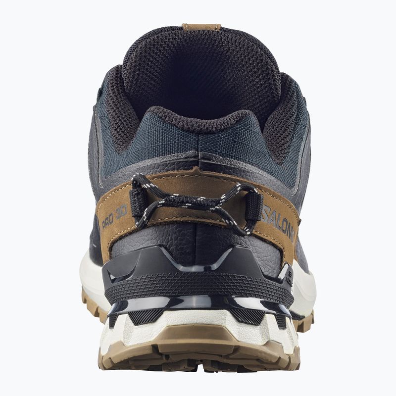 Damen-Laufschuhe Salomon XA PRO 3D V9 GTX Lifelong schwarz/coyote braun/vanille eis 4