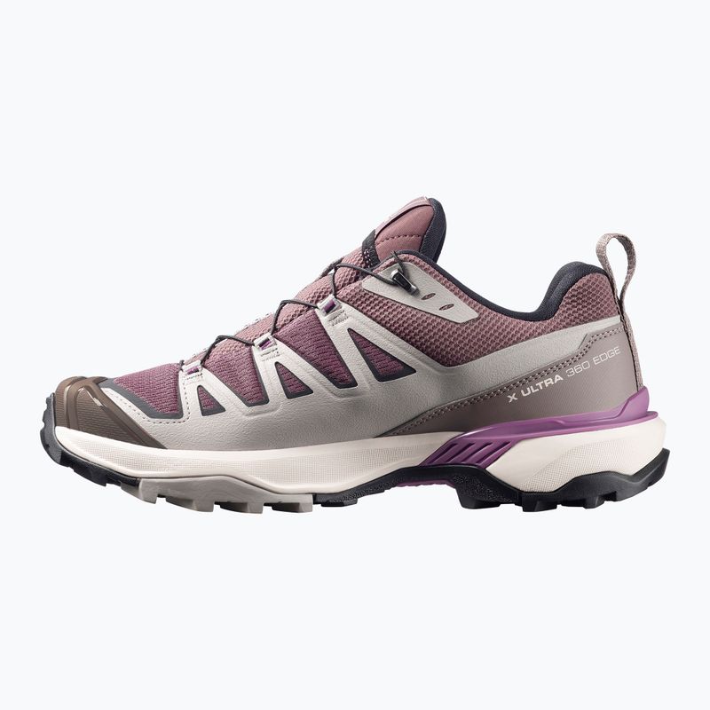 Trekkingschuhe Damen Salomon X Ultra 360 Edge GTX huckleberry/paloma 2