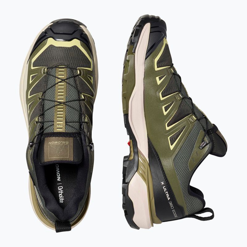 Trekkingschuhe Herren Salomon X Ultra 360 Edge GTX peat/olive night 5