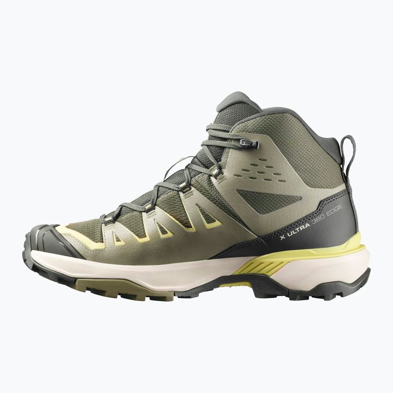 Trekkingschuhe Herren Salomon X Ultra 360 Edge Mid GTX olive night/aloe 2
