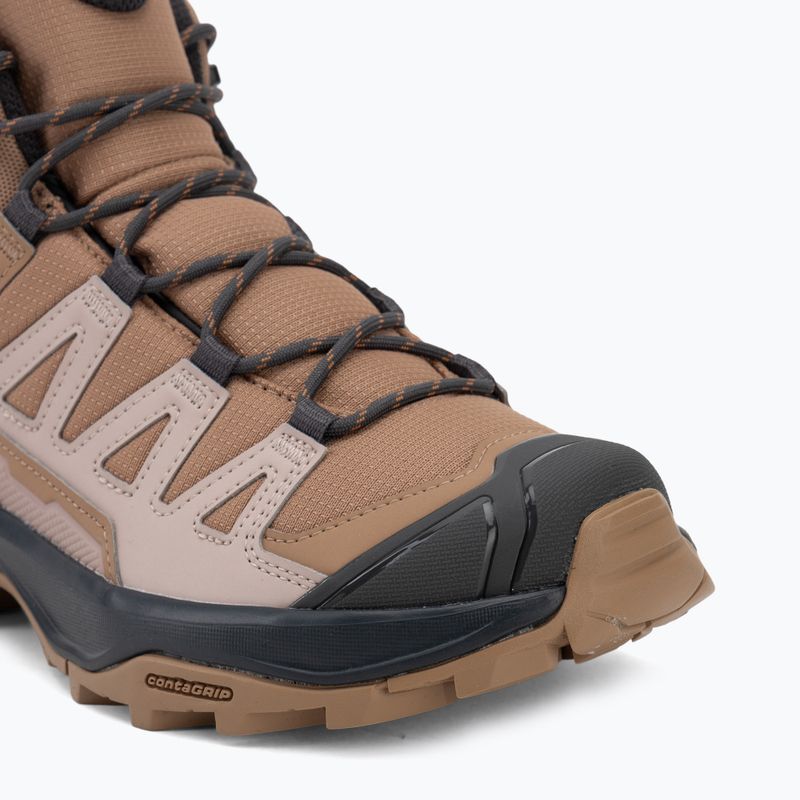 Trekkingschuhe Damen Salomon X Ultra 360 MID GTX burro/shadow 7