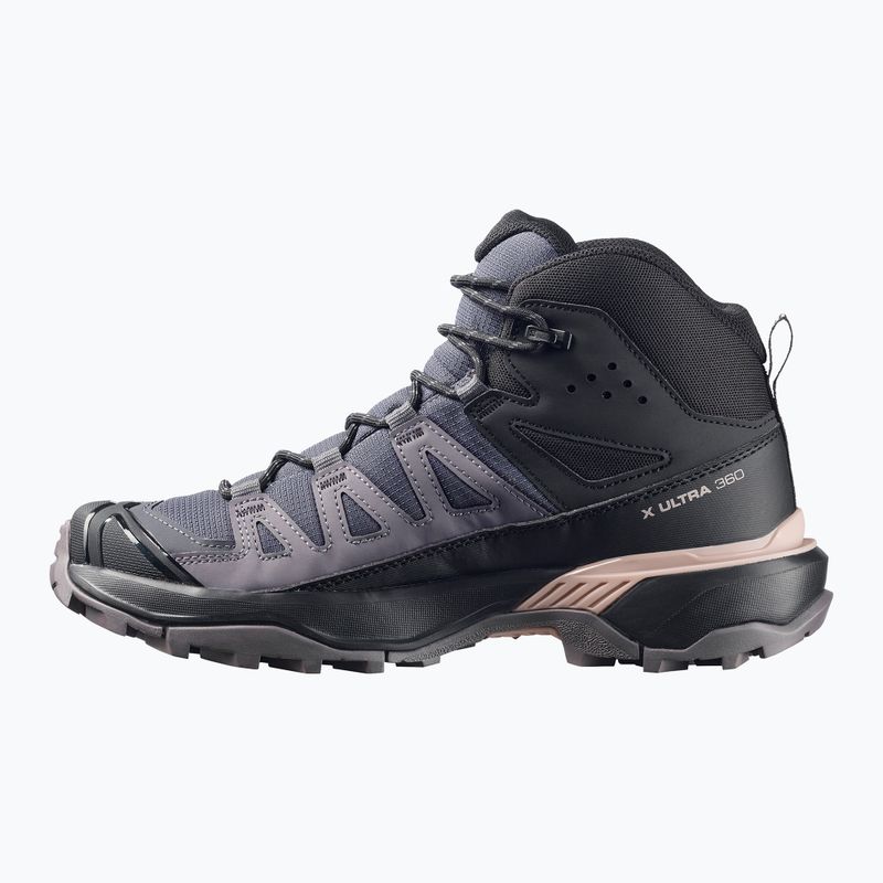 Damen-Trekkingschuhe Salomon X Ultra 360 MID GTX nine iron/excalibur 2