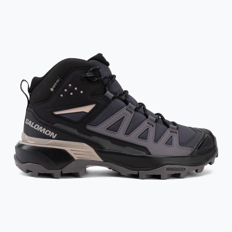 Trekkingschuhe Damen Salomon X Ultra 360 MID GTX nine iron/excalibur 2