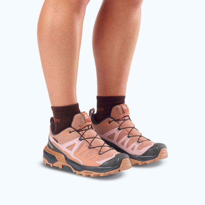 Trekkingschuhe Damen Salomon X Ultra 360 GTX burro/asphalt 8