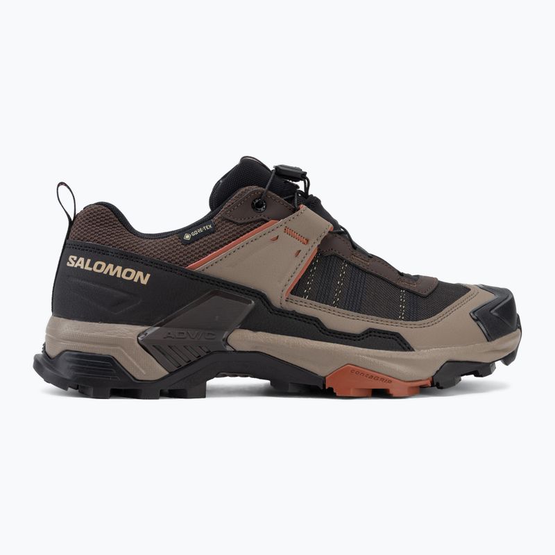 Trekkingschuhe Herren Salomon X ULTRA 5 GTX black coffee/walnut/arabian 2