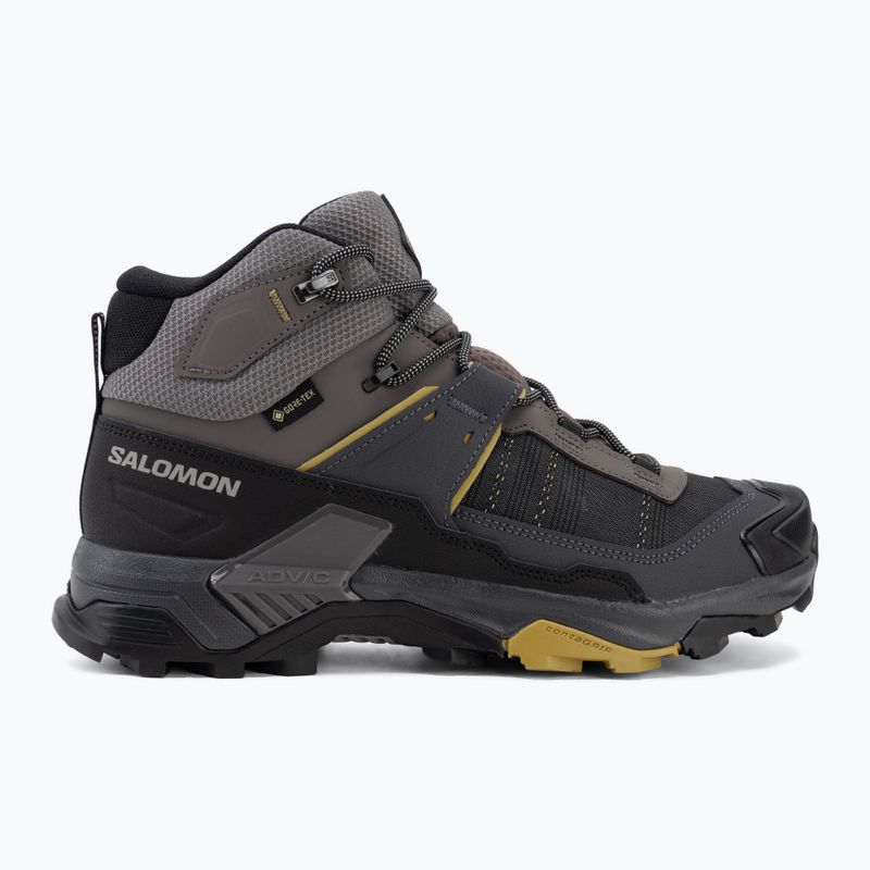 Trekkingschuhe Herren Salomon X Ultra 5 MID GTX dark gul gray/asphalt 2