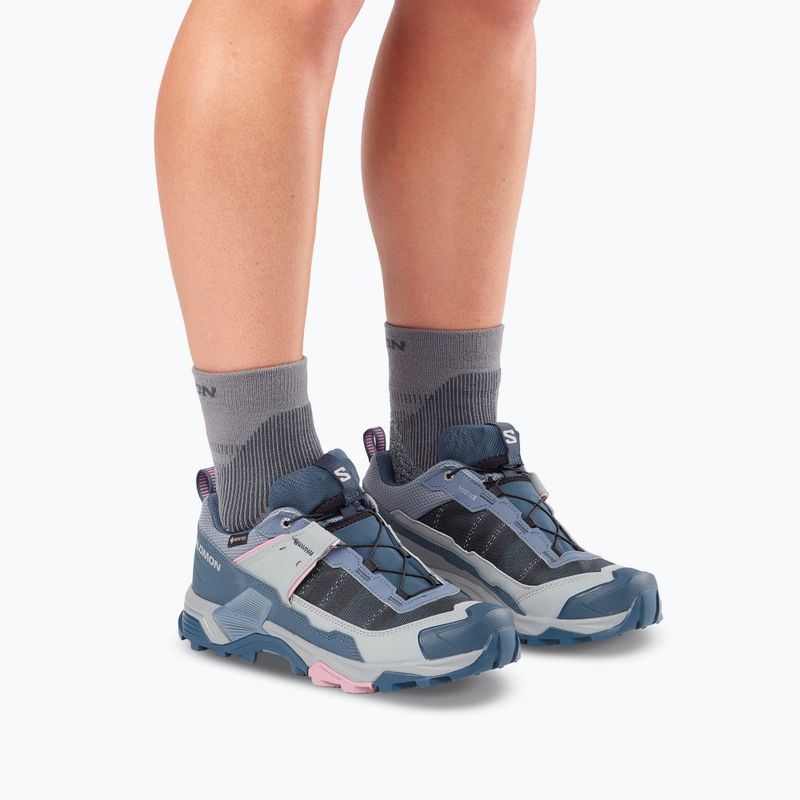 Trekkingschuhe Damen Salomon X ULTRA 5 GTX spellbound/monument/dusky 14