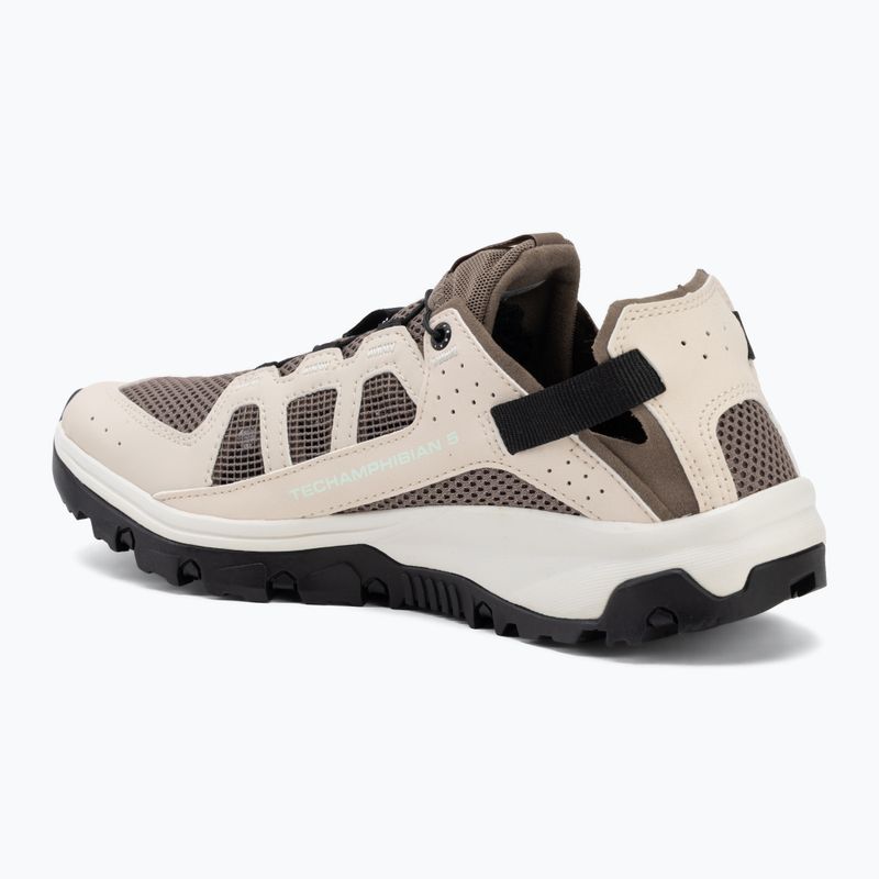 Damen Wanderschuhe Salomon Techamphibian 5 walnut/tapioca/clearly aqua 3