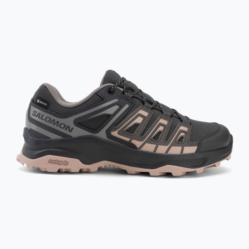 Damen-Trekkingschuhe Salomon Extegra GTX asphalt/dark gull gray 2