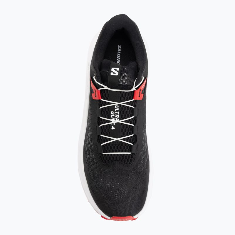 Herren-Laufschuhe Salomon Ultra Glide 4 black/white/fiery red 5