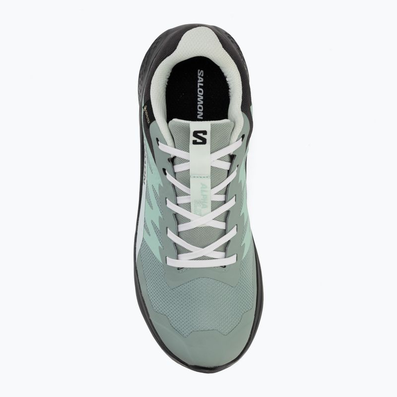Laufschuhe für Damen Salomon Alphaglide GTX green milieu/asphalt 5