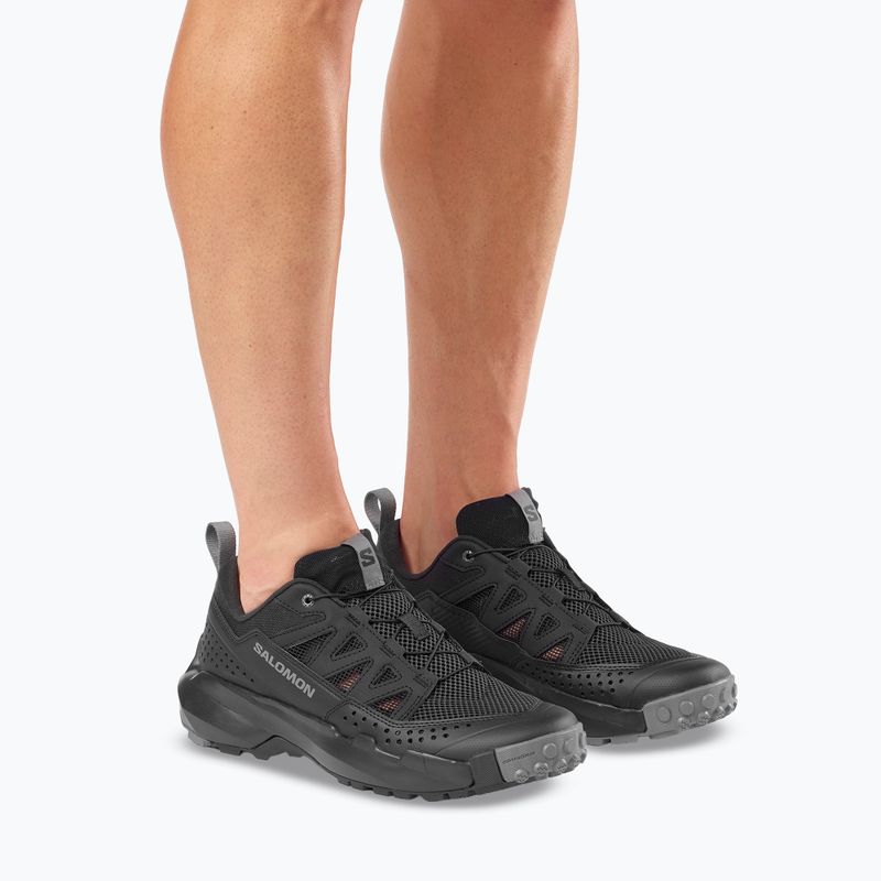 Herren-Wanderschuhe Salomon Techamphibian 5 black/black/castlerock 7