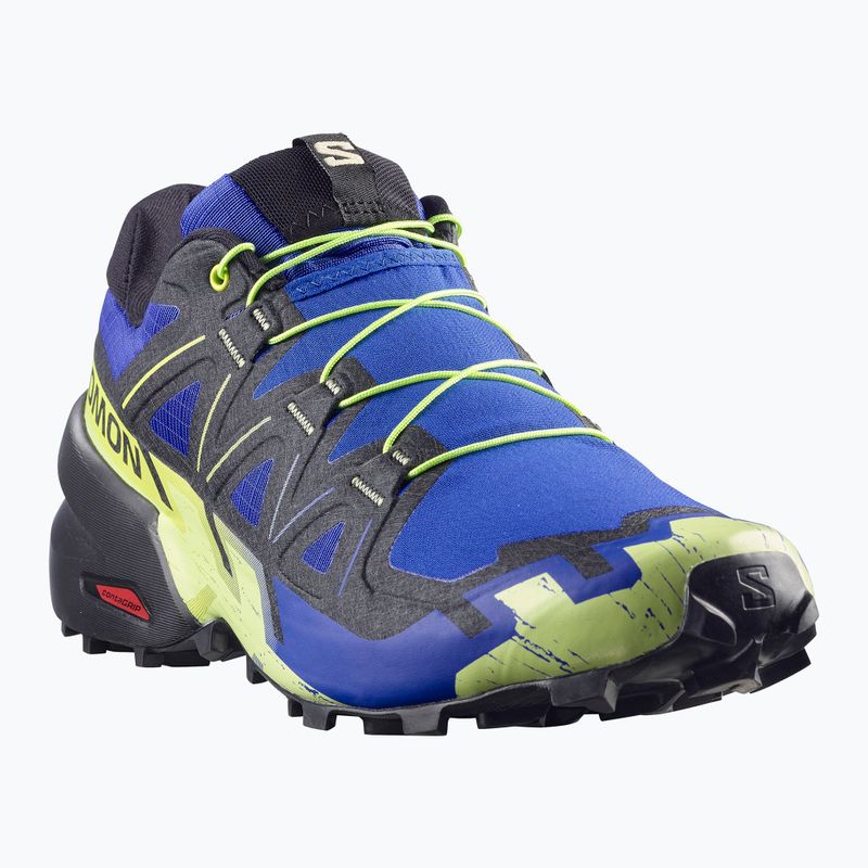 Herren-Laufschuhe Salomon Speedcross 6 bluing/black/acid lime