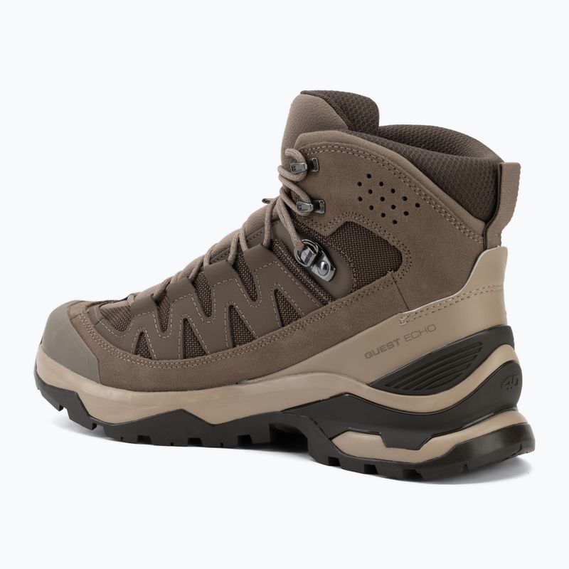 Trekkingschuhe Herren Salomon Quest Echo GTX walnut/dsrtan/blko 3