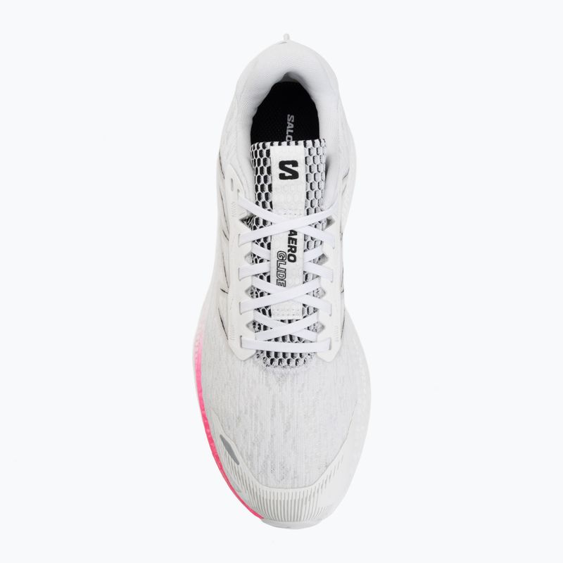 Herren-Laufschuhe Salomon Aero Glide 4 white/white/black 5