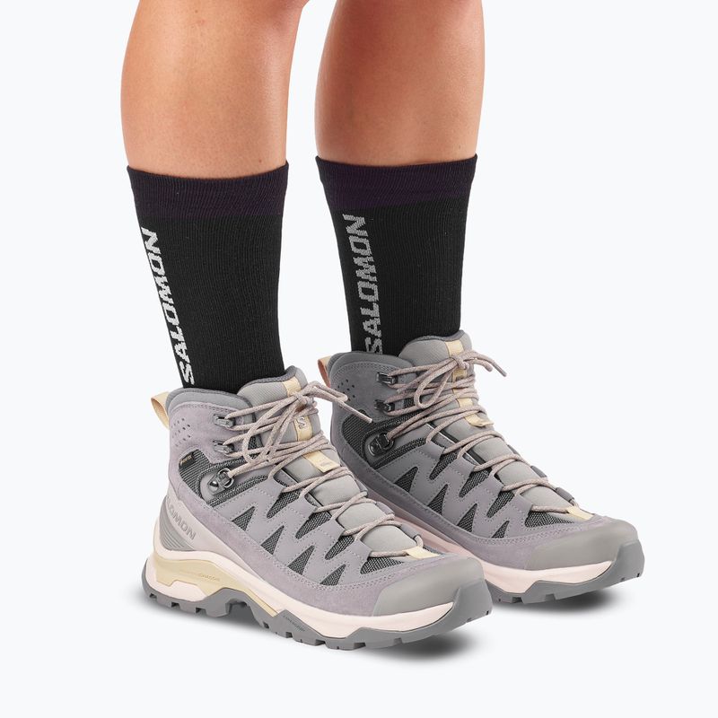 Trekkingschuhe Damen Salomon Quest Echo GTX gull/paloma/bog 8