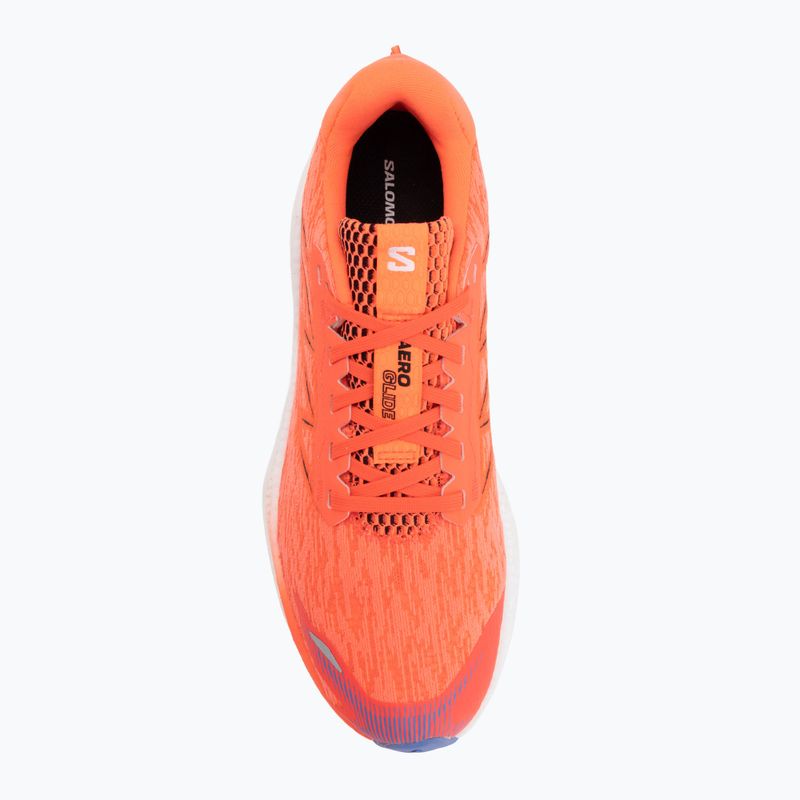 Herren-Laufschuhe Salomon Aero Glide 4 neon flame/white/persia 5