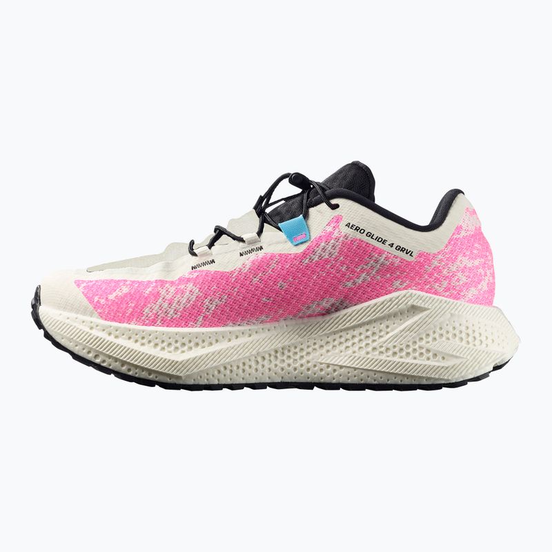 Herren-Laufschuhe Salomon Aero Glide 4 GRVL vanilla ice/knockout pink/black 9