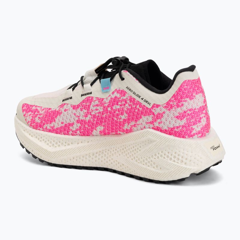 Damen-Laufschuhe Salomon Aero Glide 4 GRVL vanilla ice/knockout pink/black 3