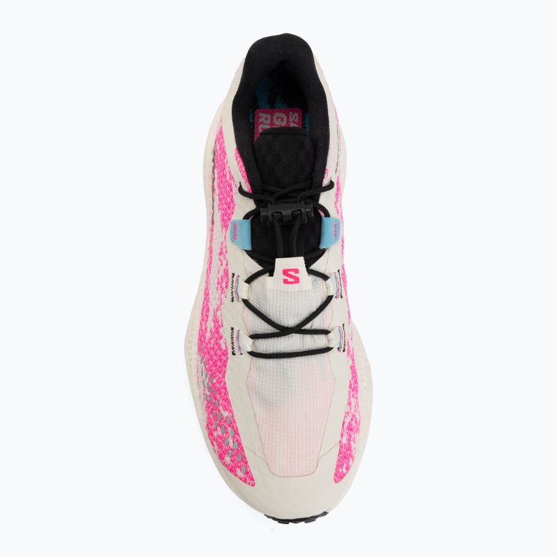 Damen-Laufschuhe Salomon Aero Glide 4 GRVL vanilla ice/knockout pink/black 5